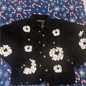 Denim Tears All over Wreath Trucker Jacket